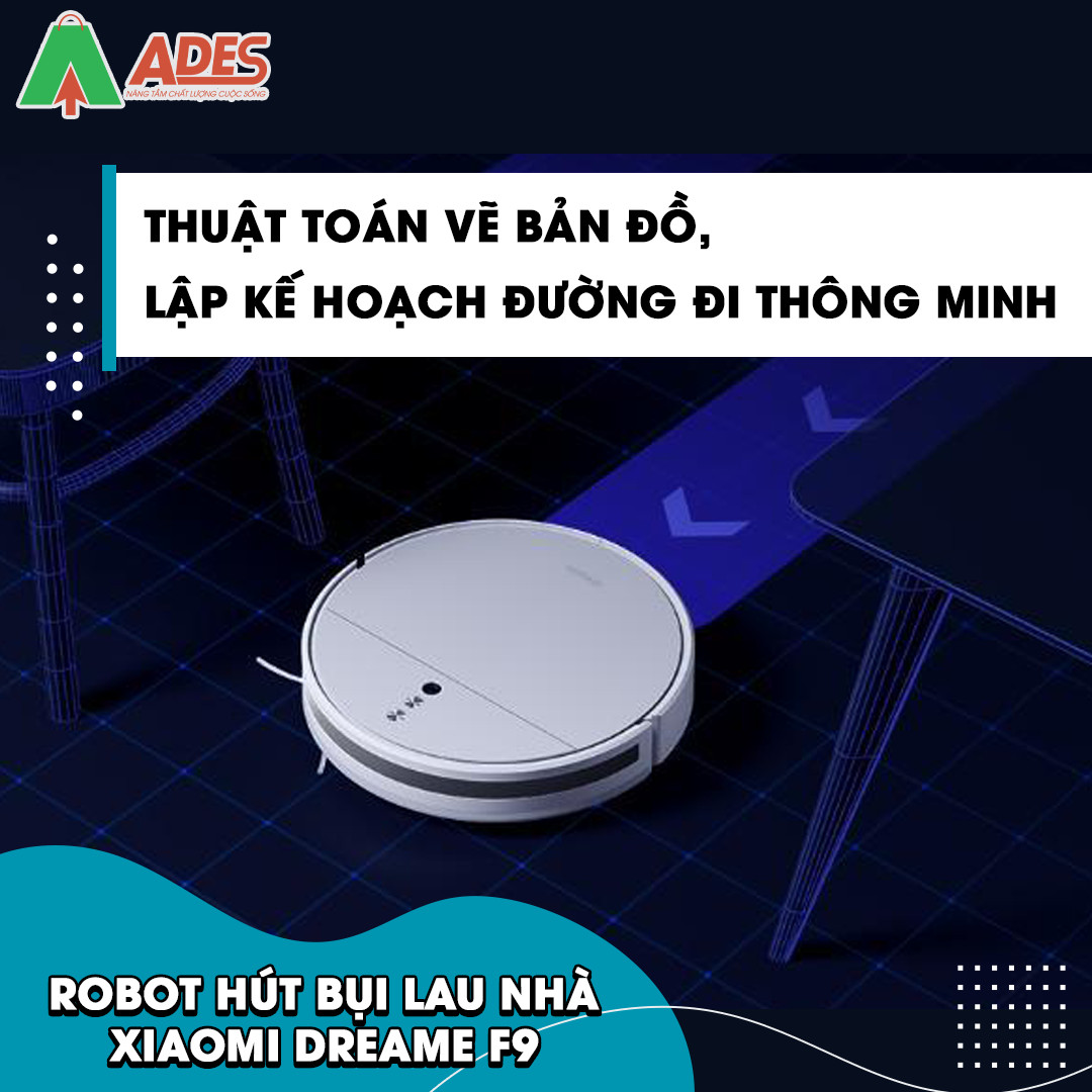 Robot Hut Bui Xiaomi Dreame F9 cong nghe dieu huong