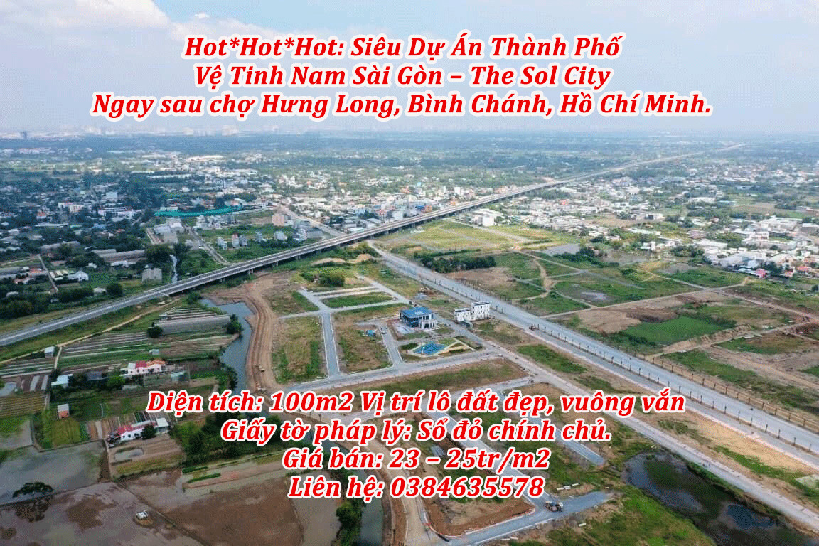Hot hot hot: Siêu dự án thành phố vệ tinh nam sài gòn   the sol city
